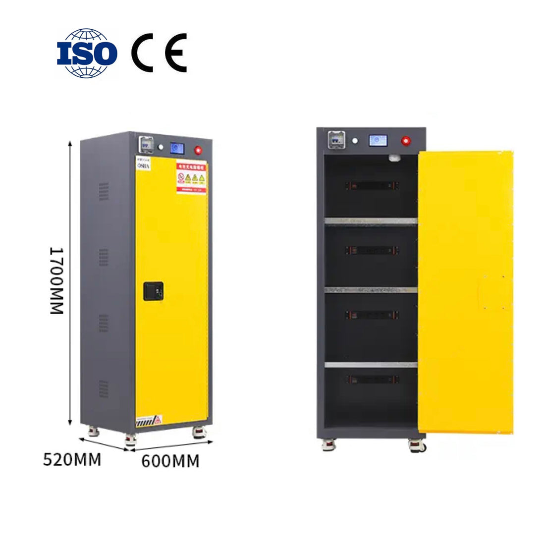 Smart Battery Charging Cabinet 16 Outlet